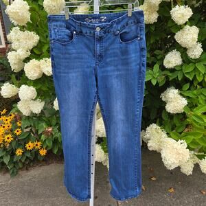 Seven7 Women's Jeans Slim Boot Tummyless Stretch MY1510 St. Germain Wash size 18